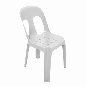 White Plastic Chairs for Sale